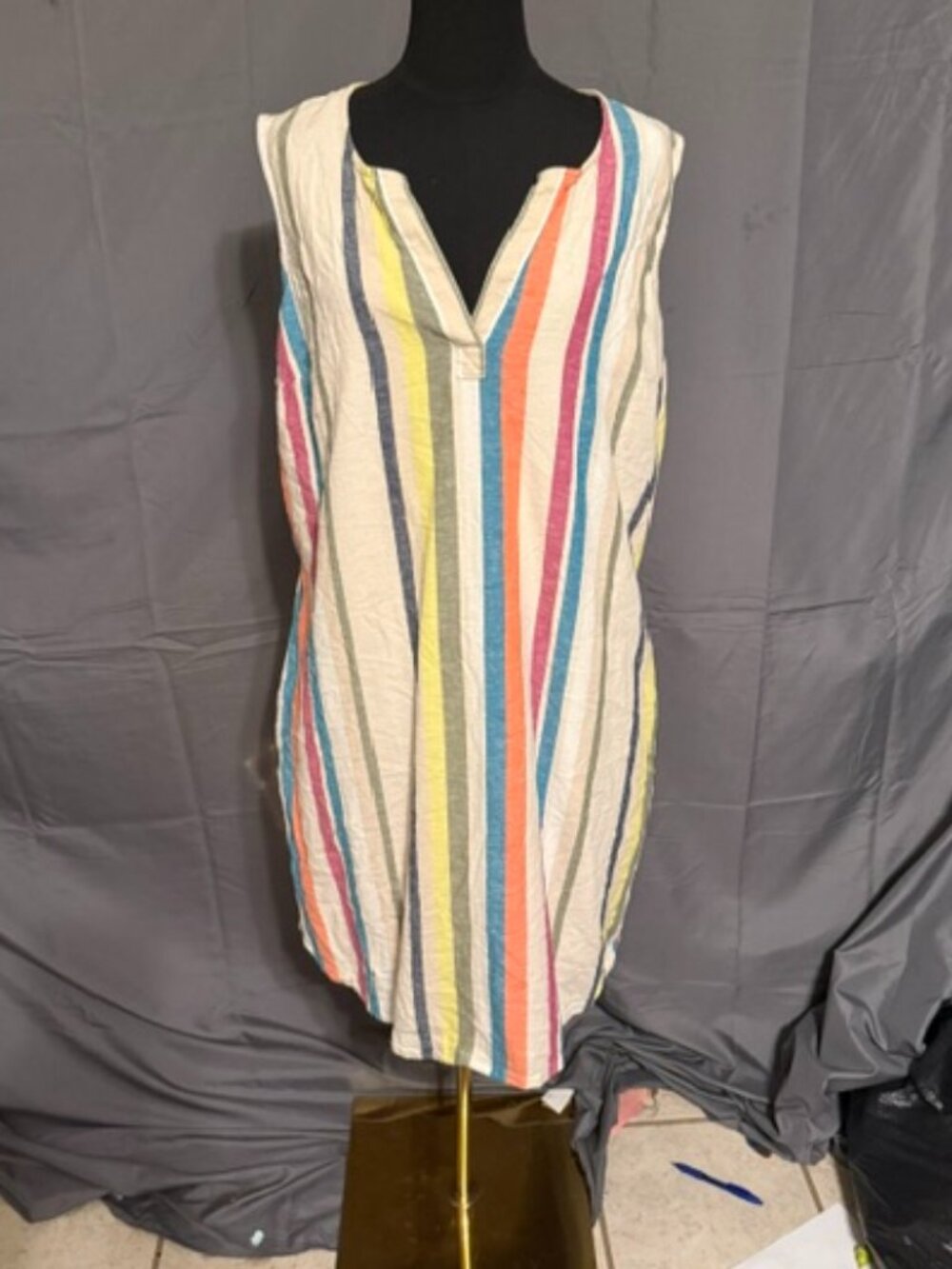TIME AND TRU Striped Dress Size 2X